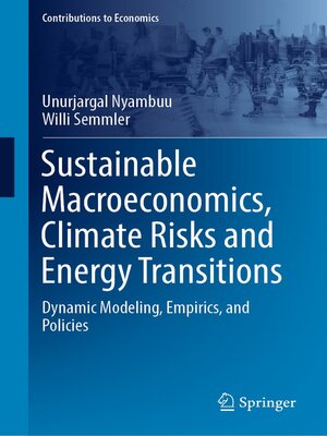 cover image of Sustainable Macroeconomics, Climate Risks and Energy Transitions